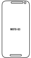 Hydrogel  Ochranná fólia Motorola Moto G3 - predná matná - cena, porovnanie