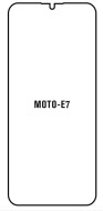 Hydrogel  Ochranná fólia Motorola Moto E7 2020 - predná matná - cena, porovnanie