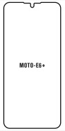 Hydrogel  Ochranná fólia Motorola Moto E6 Plus - predná matná - cena, porovnanie