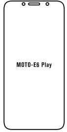 Hydrogel  Ochranná fólia Motorola Moto E6 Play - predná matná