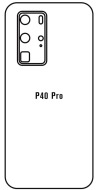 Hydrogel  Ochranná fólia Huawei P40 Pro - zadná lesklá - cena, porovnanie