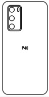 Hydrogel  Ochranná fólia Huawei P40 - zadná matná - cena, porovnanie