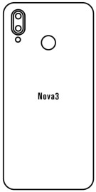 Hydrogel  Ochranná fólia Huawei Nova 3 - zadná lesklá