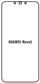 Hydrogel  Ochranná fólia Huawei Nova 3 - predná lesklá