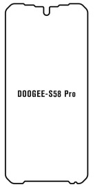 Hydrogel  Ochranná fólia Doogee S58 Pro - predna matná