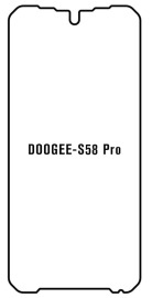 Hydrogel  Ochranná fólia Doogee S58 Pro - predná lesklá