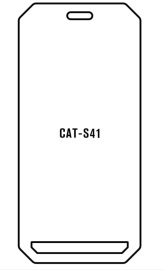 Hydrogel  Ochranná fólia CAT S41 - predna matná