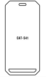 Hydrogel  Ochranná fólia CAT S41 - predná lesklá