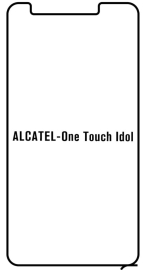 Hydrogel  Ochranná fólia Alcatel OT-6030D One Touch Idol - predna matná