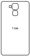 Hydrogel  Ochranná fólia Huawei Honor 7 Lite - zadná matná - cena, porovnanie