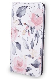 Smart Book  Dámske knižkové puzdro Xiaomi Redmi 9 kvety Kvet vzor č.2
