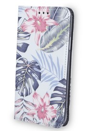 Smart Book  Dámske knižkové puzdro Samsung Galaxy A20s kvety Kvet vzor č.3