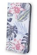 Smart Book  Dámske knižkové puzdro Samsung Galaxy A20s kvety Kvet vzor č.3 - cena, porovnanie