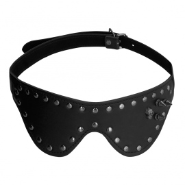 Ouch! Skulls and Bones Eye Mask with Skulls & Spikes