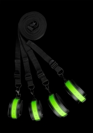 Ouch! Glow in the Dark Bed Bindings Restraint Kit