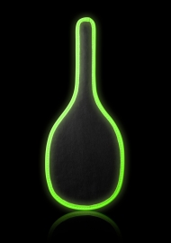 Ouch! Glow in the Dark Round Paddle
