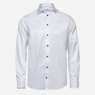 Tee Jays Biela košeľa, modré gombíky, Regular fit - cena, porovnanie