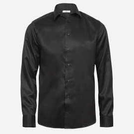 Tee Jays Čierna košeľa, 2-ply, Regular fit