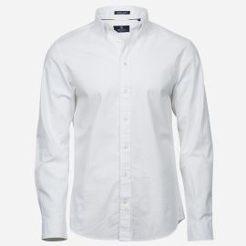 Tee Jays Biela oxford košeľa, Slim fit