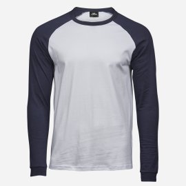 Tee Jays Modro-biele pánske tričko