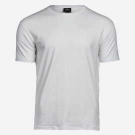 Tee Jays Biele Stretch Slim fit tričko