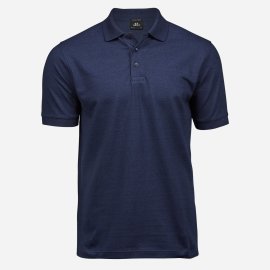 Tee Jays Denim modrá pánska polokošeľa