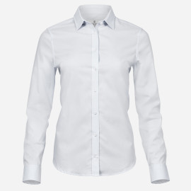 Tee Jays Luxury Stretch biela dámska košeľa