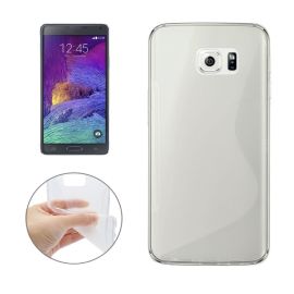 König Design Puzdro OTB TPU kompatibilné s telefónom Samsung Galaxy Note 5 S-Curve transparentné