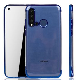 König Design Puzdro na mobilný telefón pre Huawei P20 Lite 2019 Blue - Clear - TPU silikónové puzdro Zadný Ochranný v transparentnej