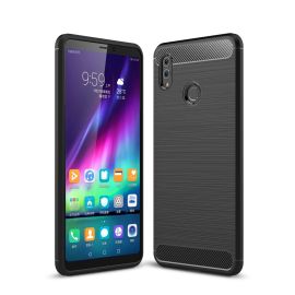 König Design Ochranný Puzdro na mobilný telefón pre Huawei Honor Note 10 Case Cover Carbon Optics Black