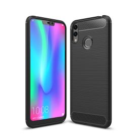 König Design Ochranný Puzdro na mobilný telefón pre Huawei Honor 8C Case Cover Carbon Optics Black