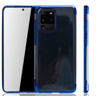 König Design Kryt na mobilný telefón pre Samsung Galaxy S20 Ultra Blue - číry - TPU silikónové puzdro Zadný kryt Ochranný kryt v transparentnej modrej farbe - cena, porovnanie