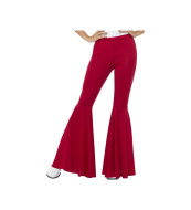 Smiffys Dámske nohavice do zvonu - červené - cena, porovnanie