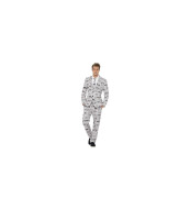 Smiffys Kostým pre mužov - Oblek so vzorom fúzov - cena, porovnanie