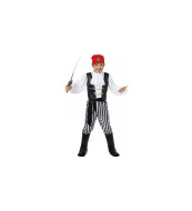 Smiffys Detský kostým pre chlapca - Pirát červeno-biely - cena, porovnanie