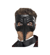 Smiffys Benátska maska Nos - deluxe čierna - cena, porovnanie