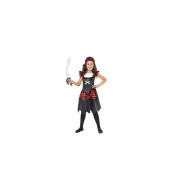 Smiffys Detský kostým pre dievča - Pirátka čierna - cena, porovnanie