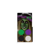 Amscan Aqua Kit Witch (4 x farba na tvár 3,5 g / 1 štetec) - cena, porovnanie