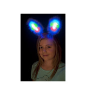 Smiffys Čelenka Bunny - modrá svietiaca - cena, porovnanie