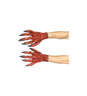Smiffys Čertovské rukavice s čiernymi pazúrmi - cena, porovnanie