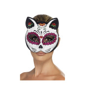 Smiffys Sugar skull maska v tvare mačacej lebky - cena, porovnanie