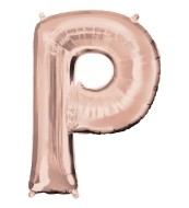 Amscan Balón fóliový Písmeno "P - ružové zlato - cena, porovnanie