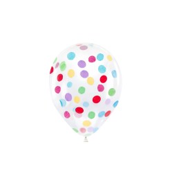 Party Deco Balóniky s farebnými konfetami