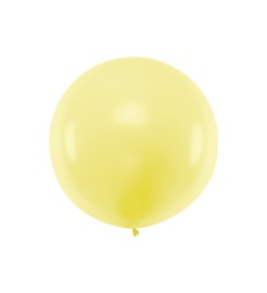 Party Deco Pastelový svetložltý mega balón