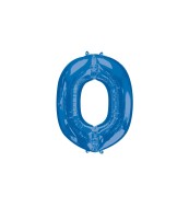 Amscan Balón fóliový "Písmeno "O" - modrý - cena, porovnanie