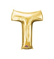 Amscan Balón fóliový Písmeno "T" - zlatý - cena, porovnanie