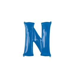 Amscan Balón fóliový "Písmeno "N" - modrý