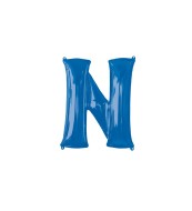 Amscan Balón fóliový "Písmeno "N" - modrý - cena, porovnanie