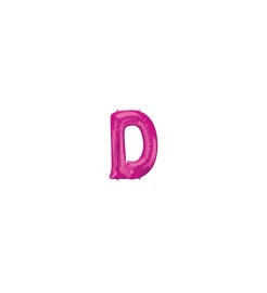 Amscan Balón fóliový "Písmeno "D" - ružový