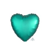 Amscan Fóliový balónik v tvare srdca - smaragdový - cena, porovnanie
